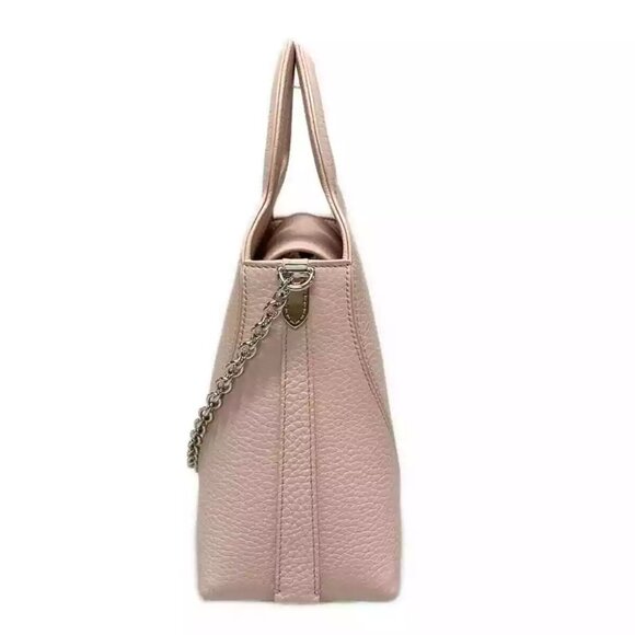 Auth TIFFANY&Co. Return To Tiffany Mini Tote Bag - blush pink Trillon leather - Picture 4 of 14